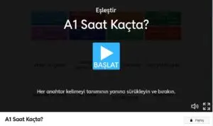 a1 saat kaçta