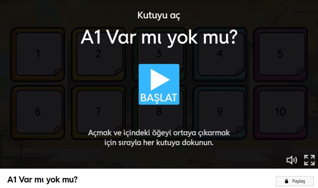 a1 var mı yok mu